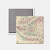 Pittsburgh und Allegheny, Pennsylvania Magnet (Vorderseite/Rückseite)