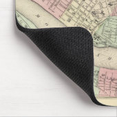 Pittsburgh und Allegheny, Pennsylvania Mousepad (Ecke)