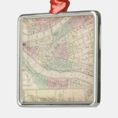 Pittsburgh und Allegheny, Pennsylvania Ornament Aus Metall (Links)