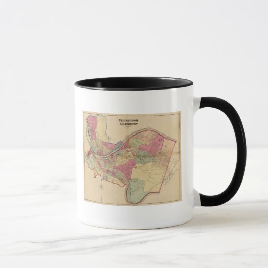 Pittsburgh und Allegheny Tasse (Rechts)