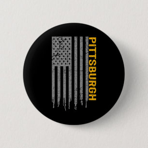 Pittsburgh US-Flagge Patriotic American from Pitts Button