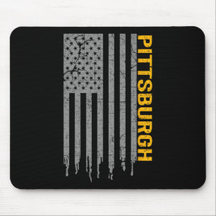 Pittsburgh USA-Flagge Patriotischer Amerikaner aus Mousepad
