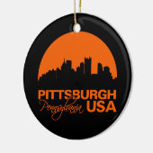 PITTSBURGH-Verzierung - kundengerecht Keramikornament (Links)