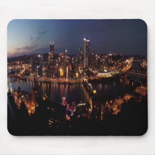 Pittsburgh via Monongahela Schräe Mousepad (Vorne)