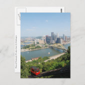 Pittsburgh vom Mt Washington Postkarte (Vorne/Hinten)