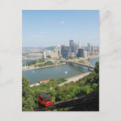 Pittsburgh vom Mt Washington Postkarte (Vorderseite)