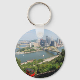 Pittsburgh vom Mt Washington Schlüsselanhänger