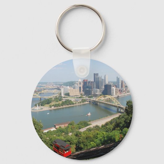 Pittsburgh vom Mt Washington Schlüsselanhänger (Vorderseite)