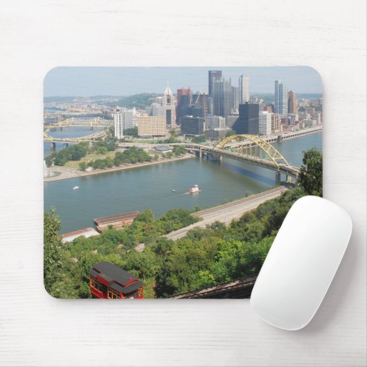 Pittsburgh von Mt. Washington Mousepad (Mit Mouse)