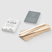 Pittsburgh Wedding | Hochzeitsprogramm Hand Fan Fächer (Non-assembled)