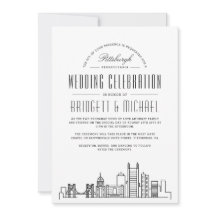 Pittsburgh Wedding | Moderner Deko Skyline
