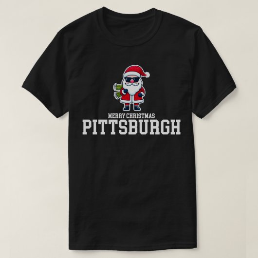 Pittsburgh Xmas T-Shirt (Design vorne)