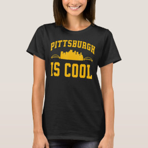 Pittsburgh Yinz Yinzer Steel City Skyline 412 Ho T-Shirt