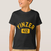 Pittsburgh Yinzer 412 Steel City Yinz Pennsylvania T-Shirt (Vorderseite)