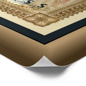 Pittsburgh ~ Youngstown ~ Ashtabula Bahn ~ 1892 Poster (Ecke)