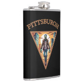 Pittsburgh Zombie Flachmann (Rechts)