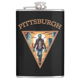 Pittsburgh Zombie Flachmann
