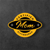 Pittsburgh Zuhause 412 Black Gold Yinzer T - Shirt