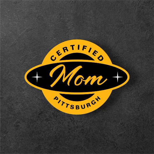 Pittsburgh Zuhause 412 Black Gold Yinzer T - Shirt