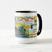 Pittsburghese Tasse (VorderseiteRechts)