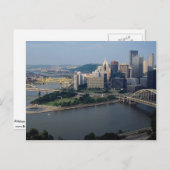 Pittsburghs Goldenes Dreieck, Pennsylvania, USA Postkarte (Vorne/Hinten)