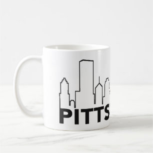 Pittsburghskyline-Kaffee-Tasse (Schwarzes) Kaffeetasse