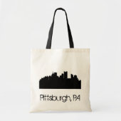 Pittsburghskyline-Tasche Tragetasche (Vorne)