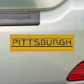 Pittsburghstahlstadt-Autoaufkleber Autoaufkleber (Auf Auto)