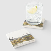 PittsburghsteinUntersetzer Steinuntersetzer (Seitenansicht)