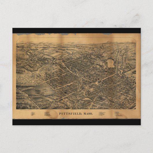 Pittsfield Massachusetts (1899) Postkarte (Vorderseite)