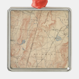 Pittsfield, Massachusetts Silbernes Ornament