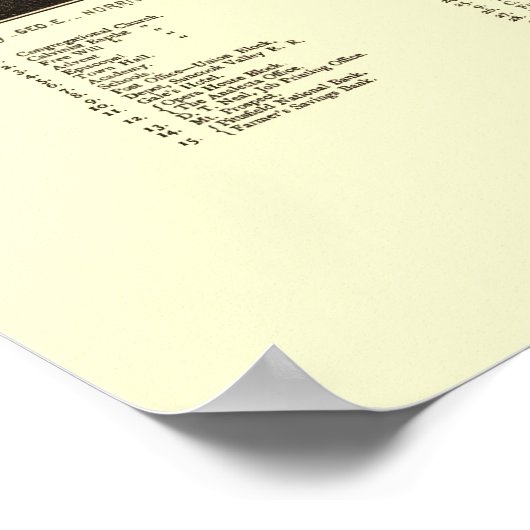 Pittsfield, NH Panoramic Map - 1884 Poster (Ecke)