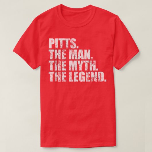 PittsPitts Familienname Pitts Nachname Pitts Surna T-Shirt (Design vorne)