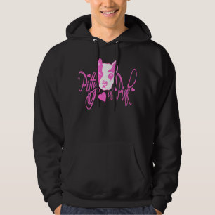 Pitty im rosa schwarzen Hoodie