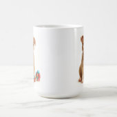 Pitty Party - Pitbull Welpe mit farbenfrohen Seils Kaffeetasse (Mittel)