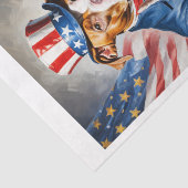 Pitubull als Uncle Sam für den 4. Juli - Seidenpapier (Ausschnitt)