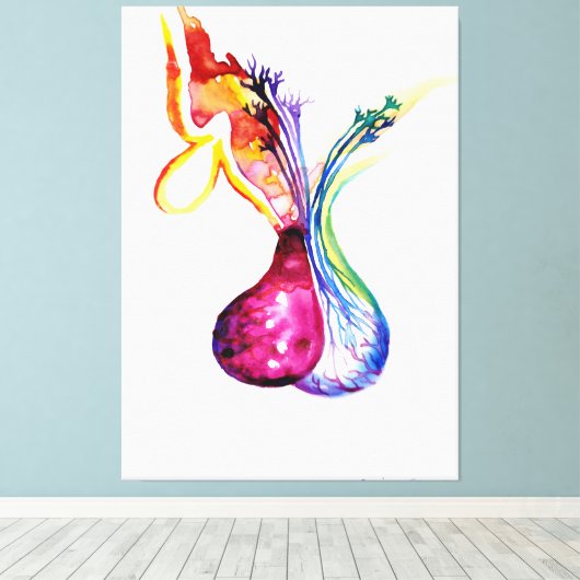 Pituitus Leinwanddruck (Insitu (Holzboden))