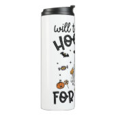 Pitull Dog Halloween Ghost Spooky Thermosbecher (Nach links gedreht)