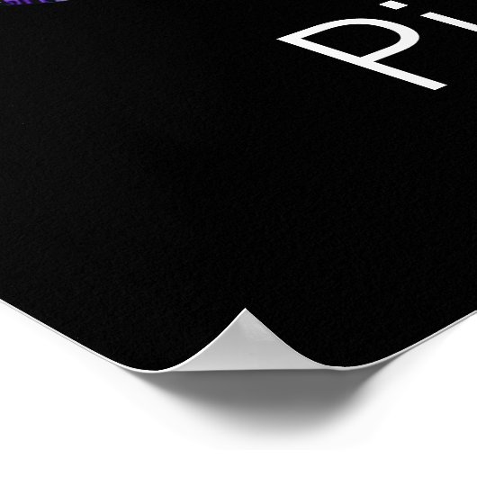 PiTunes ~ Funny Mathe und Music Geek Poster (Ecke)