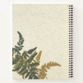 Pityrogramma chrysophylla Fern Notizblock (Rückseite)