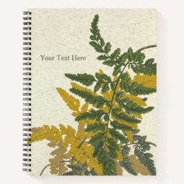 Pityrogramma chrysophylla Fern Notizblock