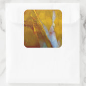 Piute Jasper Quadratischer Aufkleber (Tasche)