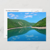 Piva See in Montenegro Postcard Postkarte (Vorne/Hinten)