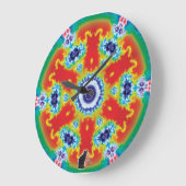 Pivitol Kaleidoskop Große Wanduhr (Winkel)
