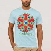 Pivitol Namaste Kaleidoscope T-Shirt (Vorderseite)