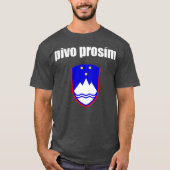 Pivo Prosim Beer bitte in Slowenien T-Shirt (Vorderseite)