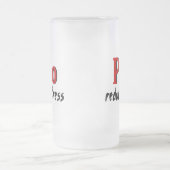 Pivo verringert Druck Mattglas Bierglas (Mittel)