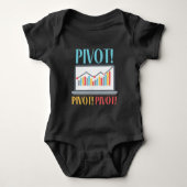 Pivot Analytics Finance Data Science Computer Baby Strampler (Vorderseite)