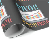 Pivot Analytics Finance Data Science Computer Geschenkpapier (Rolleneckpunkt)