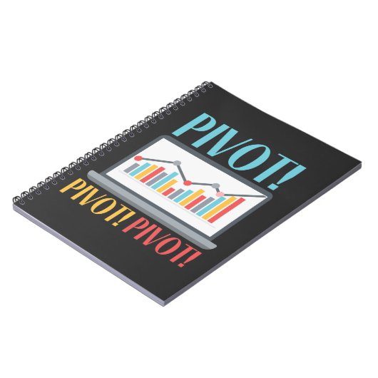 Pivot Analytics Finance Data Science Computer Notizblock (Linke Seite)